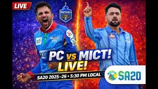 Pretoria Capitals vs MI Cape Town, SA20, 2025-26  - Live Cricket Score, Commentary with Pappu