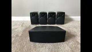 Boston Acoustics Micro90X II and Micro90C II Home Theater Surround Speakers