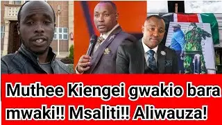 Bishop Ben kūonio nganga bute nendaini! You are not untouchable juu umeguza pabaya!! Kurauma thandí