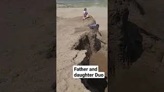 801 bash Father and daughter tear it up #traxxas #rc #rccar #bashing