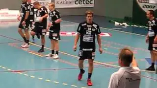 Christoffer B s&auml;tter 23-18 fr&aring;n V9 mot OV Helsingborg