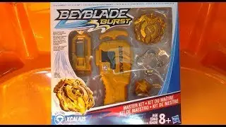 GOLD XCALIUS MASTER KIT UNBOXING BEYBLADE BURST