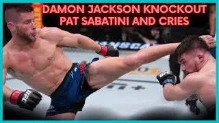 Damon Jackson KNOCKOUT Pat Sabatini and CRIES at ufc vegas 60