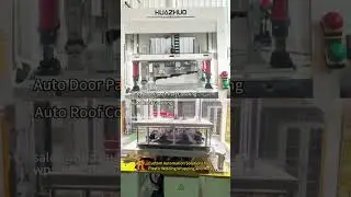 Car roof and door panel component covering and laminating tech