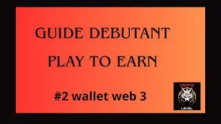 GUIDE DU DEBUTANT PLAY TO EARN # 2 WALLET WEB3