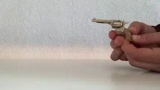 MINIATURE GUN: the Colt 1873 Peacemaker in action | 2mm Centerfire Gun | miniRevolver | Gift for Men