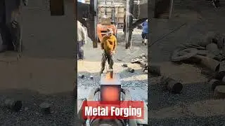 Metal Forging with Biggest Hammer on Industrial Level #forging #shorts