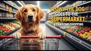 Leowy the Dog Goes to the Supermarket: A Pawsome Shopping Adventure!