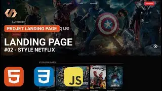 [HTML | CSS | JAVASCRIPT] Coder une landing page responsive #02 (Style Netflix)
