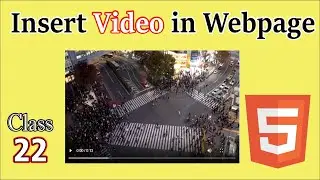 How to Insert Video in webpage Using HTML | Video Tag | HTML Tutorial | Daily Coding | Class 22