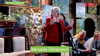 ZELEN LI&Scaron;ĆE GORU KITI...MIRSADA &Scaron;ABANOVIĆ 12.5.'25 ART KUĆA SEVDAHA, SARAJEVO / TV KROKI