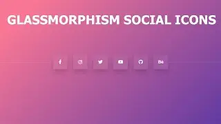 Amazing Social Media Icons Hover Effect Using Html & Css | #html #css