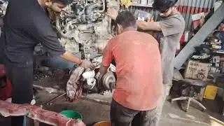 Alto k10 engine rebuild crank damged connecting broken