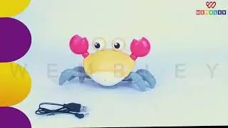 Wembley Rechargeable Crawling Crab  | Baby Toys | Interactive Educational & Learning Toy