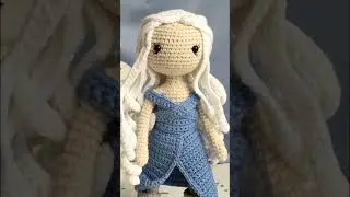 Daenerys Targaryen crochet pattern Game of Thrones fan art Amigurumi doll Mothers of Dragons