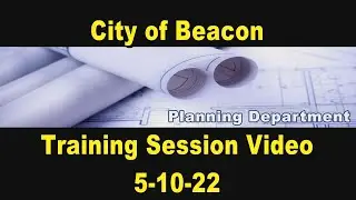 Beacon Planning Board Training 5-10-22
