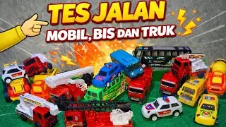 Children toys,Test Drive toy cars, trucks and small buses.