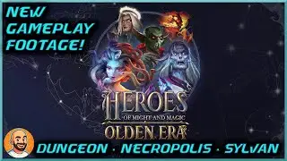 🏰 Dungeon, Necropolis & Sylvan Factions Gameplay! | Heroes of Might and Magic: Olden Era