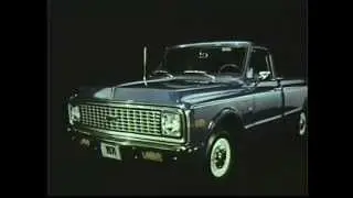 Реклама пикапа Chevrolet 1971 года