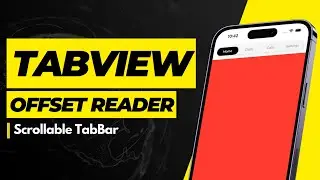 SwiftUI TabView Offset Reader - Scrollable Tabs