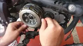 Cambio de embrague o clutch AKT TTR 200 (y cambio de tornillería)