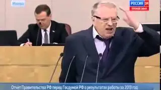 Russian politician Zhirinovsky genius speech about russophobia in Ukraine English subs