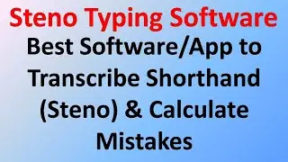 Best Steno Software App || Shorthand Steno Software App || Best Gaur online Steno Shorthand classes