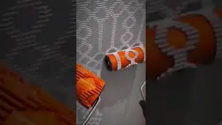 C&oacute;mo este pintor transforma paredes con un rodillo &uacute;nico