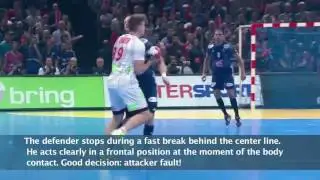 General criteria for attacker faults 9 | Video analysis | IHF Education Centre