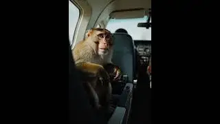 #animation #Little monkey fall down the plane #hawk ##Save the little monkey
