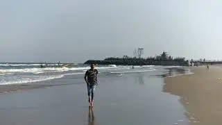 Mahabalipuram beach view (foreigner beach)