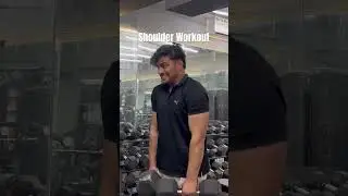 Shoulder Workout #dailyworkout #motivation #workoutshorts #should erworkout d