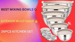 Top Rated Kitchen Mixing Bowls ❄️ Ultimate Kitchen Bowl Set 🥗Best Mixing Bowls Set