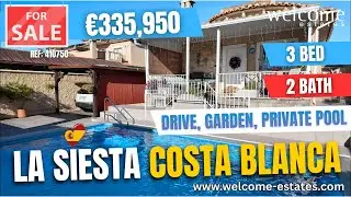 NEW LISTING! Detached Villa with Private Pool in the Peaceful Area La Siesta, Costa Blanca 🇪🇸