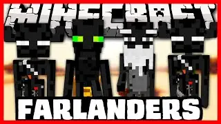 CONHE&Ccedil;A A NOVA FAM&Iacute;LIA DE ENDERMAN NO MINECRAFT!! - (The Farlanders Mod)
