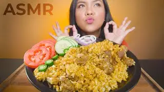 ASMR HAJIR BIRYANI OLD DHAKA INDSPIRED MUTTON BIRYANI MUKBANG   (No Talking) EATING BANGLADESHI FOOD