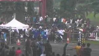 Drag Bike Sentul 201 2009 Jupiter Doraemon MOCT CRM (Adam MALIH) VS Shogun SP 125 AHON (Simon)