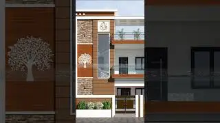 1100 sq.ft south facing home design #construction #elevation #homedesign #residential #vasthu