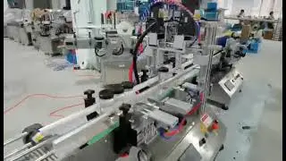 desktop filler line,automatic filing &Capping  labeling machine, small product  machine Video