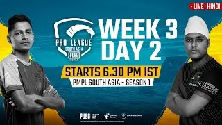 [Hindi] PMPL South Asia 2020 LIVE | PUBG Mobile Pro League 2020 LIVE STREAMING Week 3 Day 2