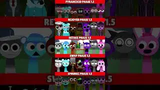 Incredibox Sprunki Pyramixed Phase 1.5 VS Rejoyed Phase 1.5 VS Retake Phase 1.5 *MIX HORROR VERSION*