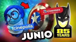 Palomeras CINEMEX y CINÉPOLIS confirmadas en JUNIO! Batman, Marvel, Intensamente 2.