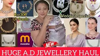 Meesho Huge Jewellery haul💕😘|| Meesho *AD JEWELLERY* haul review | All new design | Shaadi  special 