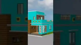 2 room house design in village | front elevation idea #housedesign #shorts