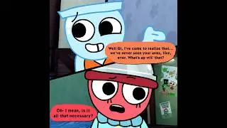 Gigi's Arms || A Dandy's World Comic Dub #shorts #dandysworld #comicdub #finn #gigi