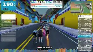 Zwift Itza Climb Finish (B)