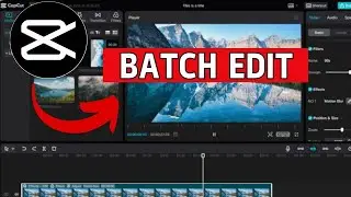 How to Batch Edit on Capcut Pc 2024?