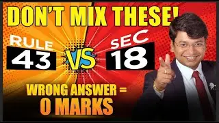 GST Rule 43 vs Sec 18 || 🚨 DON&rsquo;T MIX THESE || Wrong Answer = 0 Marks || CA. Yashvant Mangal