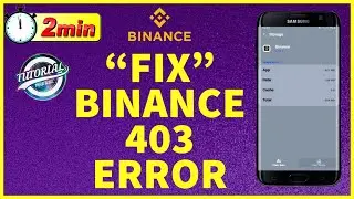How to Fix Binance 403 Error | Solved Binance 403 Issue