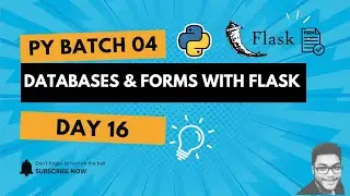 Day 16 of 30 Days Python in Tamil | Flask with Databases and Forms